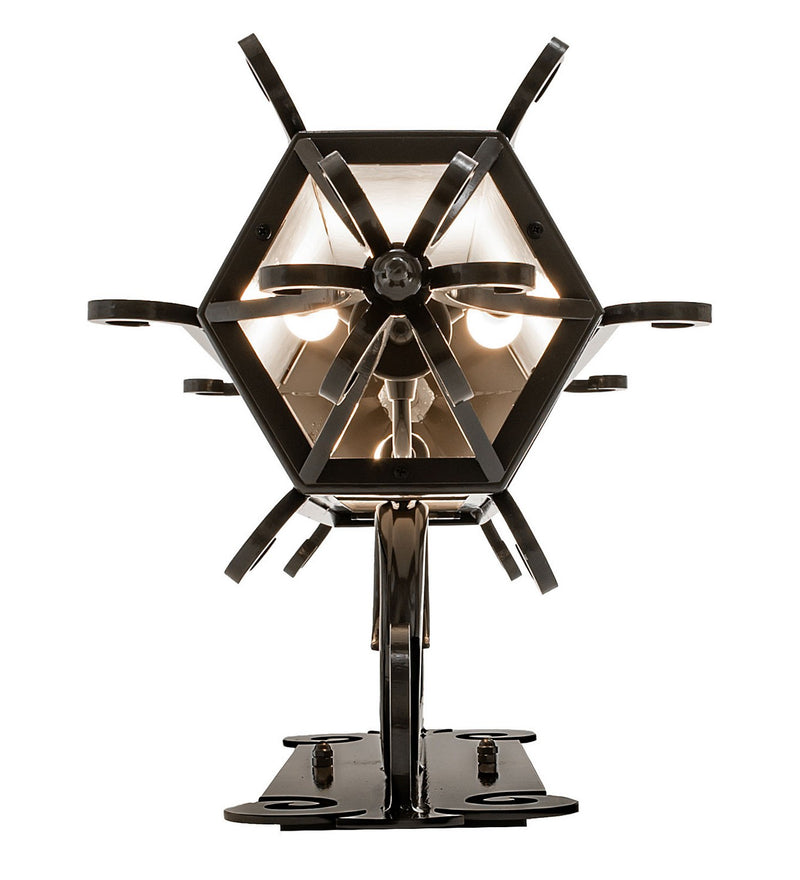 Meyda Tiffany 238233 Three Light Wall Sconce, Exterior Oil Rubbed Bronze