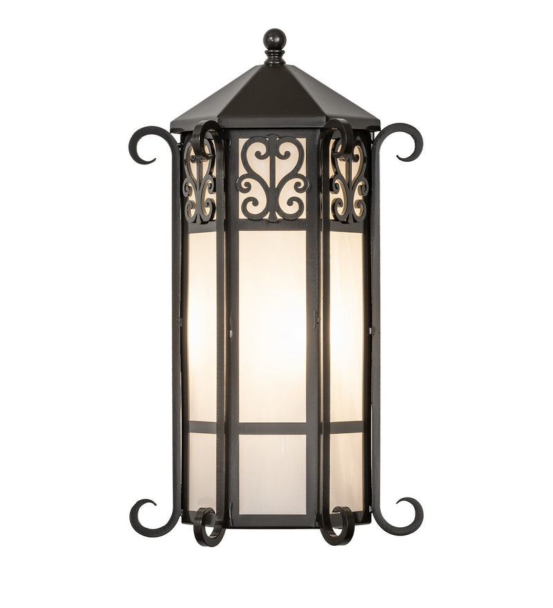Meyda Tiffany 238493 Three Light Wall Sconce, Exterior Oil Rubbed Bronze