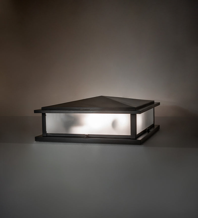 Meyda Tiffany 270404 Four Light Pier Mount, Black Patina