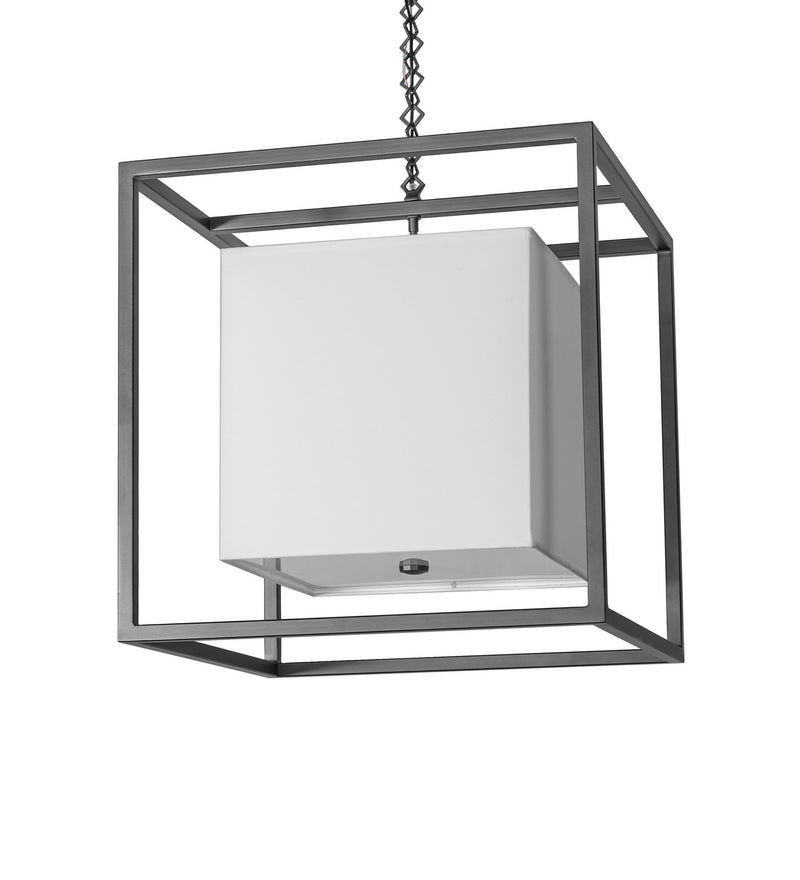 Meyda Tiffany 275821 Four Light Pendant, Wrought Iron