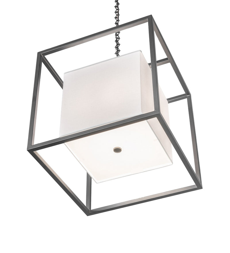 Meyda Tiffany 275821 Four Light Pendant, Wrought Iron