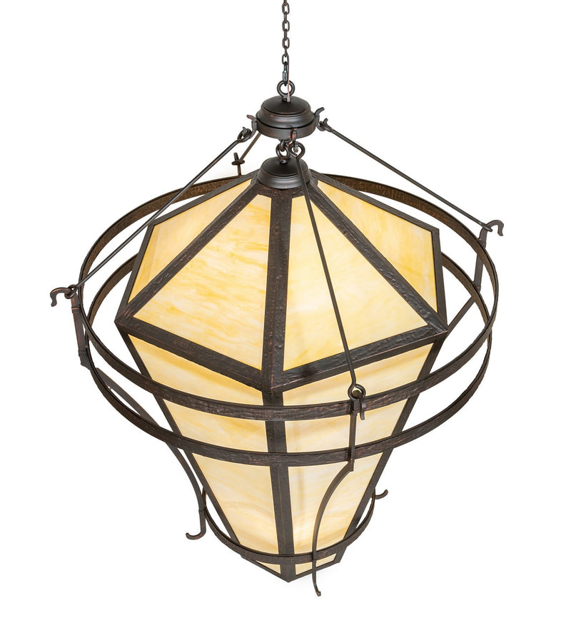 Meyda Tiffany 276330 12 Light Pendant, Blackened Textured Copper