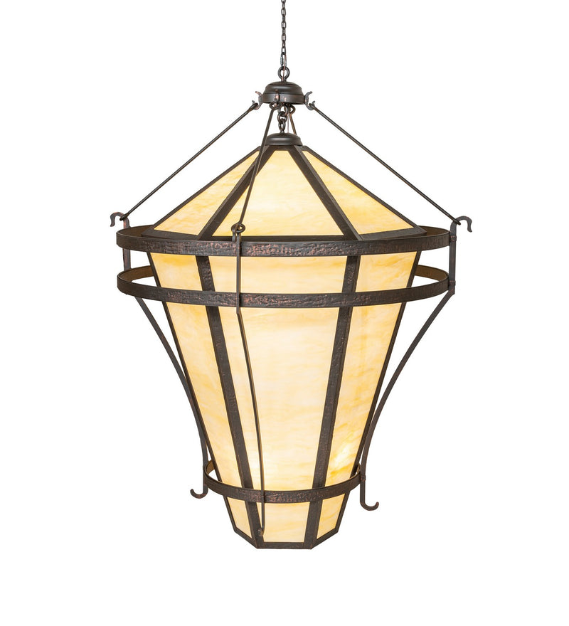 Meyda Tiffany 276330 12 Light Pendant, Blackened Textured Copper