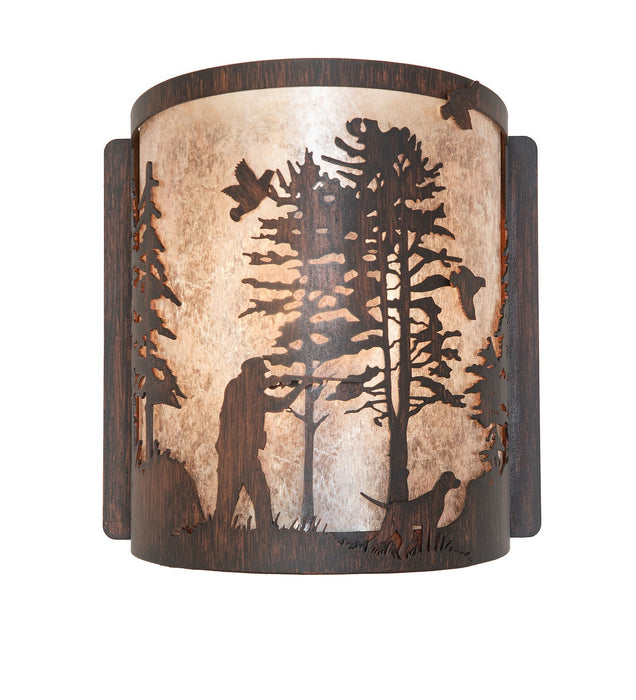 Meyda Tiffany 277549 One Light Wall Sconce, Driftwood Brown