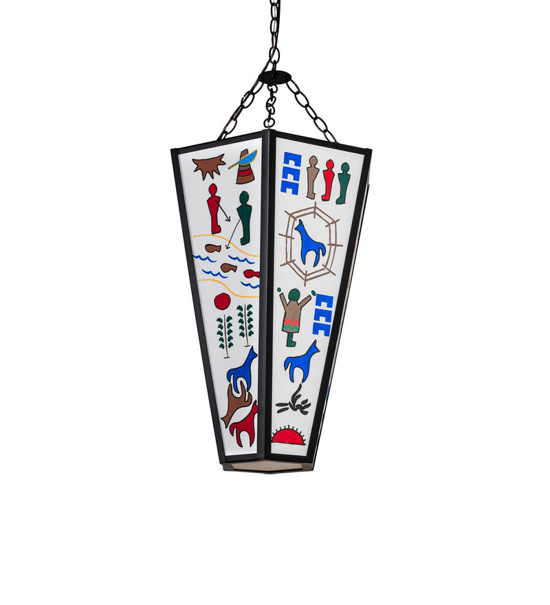 Meyda Tiffany 277740 LED Pendant, Flat Black