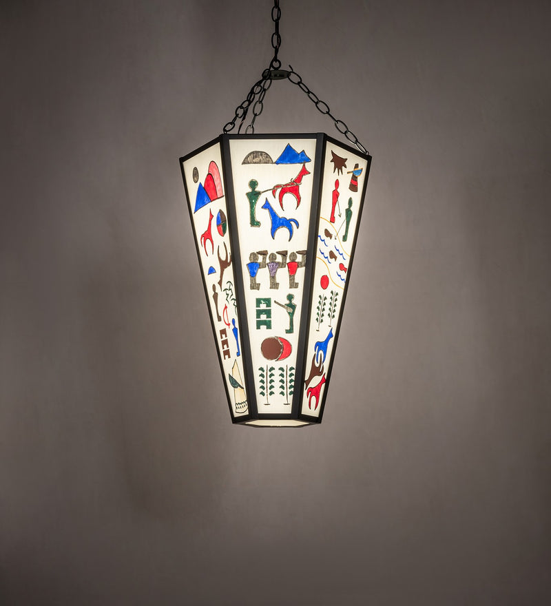 Meyda Tiffany 277740 LED Pendant, Flat Black