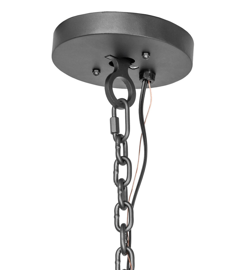 Meyda Tiffany 277745 Ten Light Chandelier, Wrought Iron