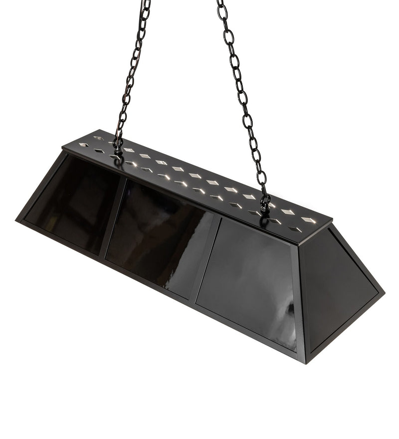 Meyda Tiffany 278105 Six Light Pendant, Mirror Black
