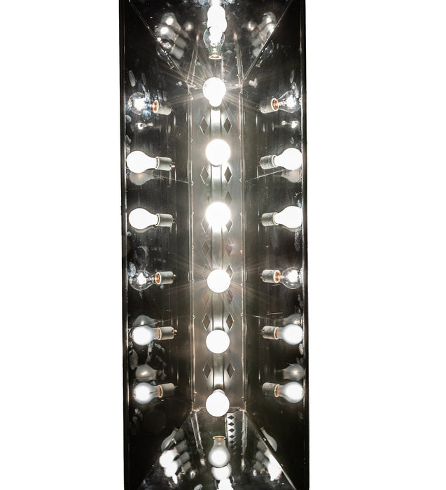 Meyda Tiffany 278105 Six Light Pendant, Mirror Black