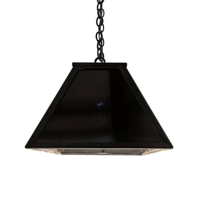 Meyda Tiffany 278105 Six Light Pendant, Mirror Black