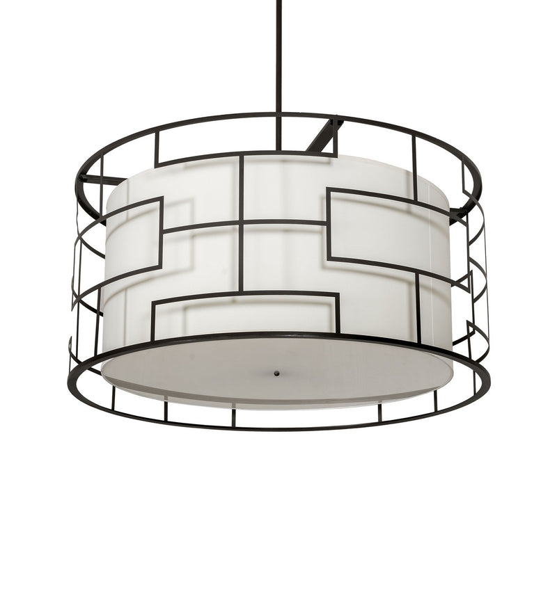Meyda Tiffany 278228 Six Light Pendant, Bronze