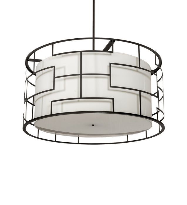 Meyda Tiffany 278228 Six Light Pendant, Bronze