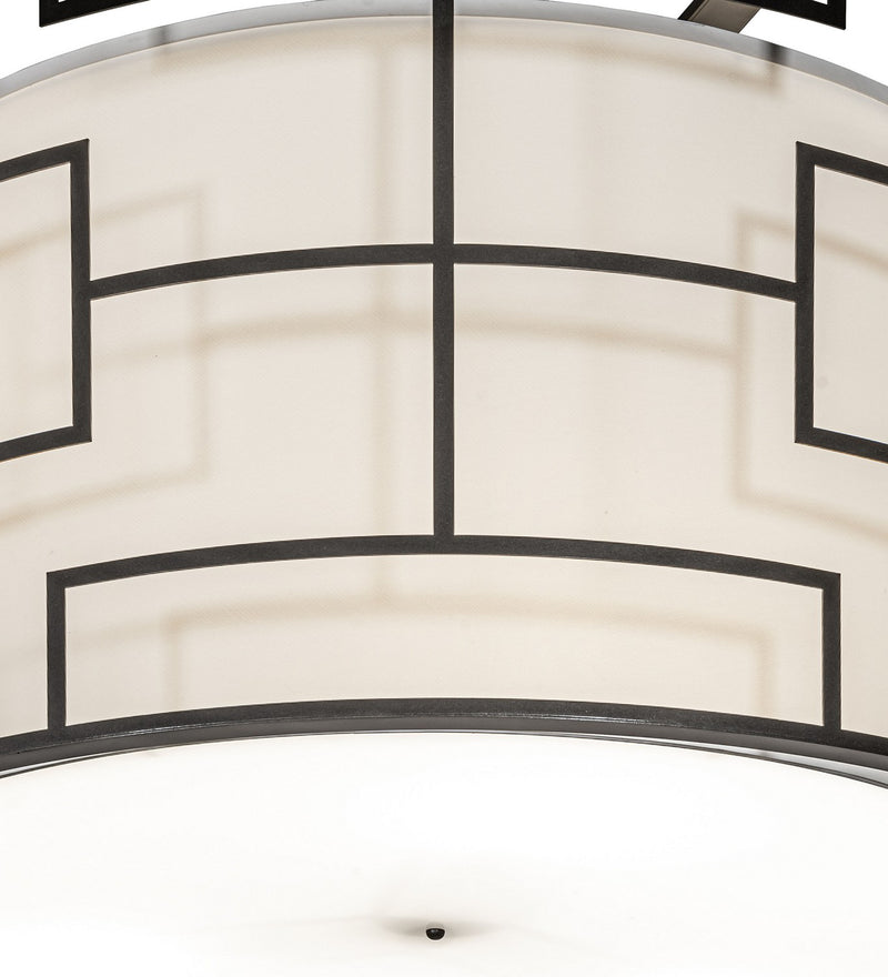 Meyda Tiffany 278228 Six Light Pendant, Bronze