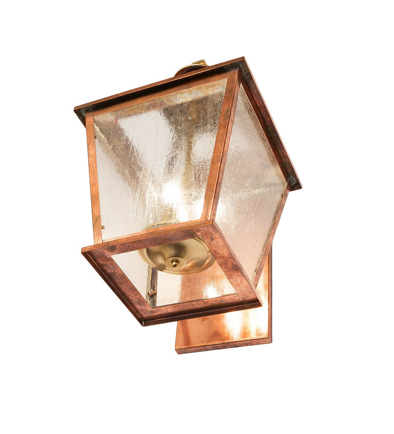 Meyda Tiffany 278282 Three Light Wall Sconce, Raw Copper/Clear Gloss