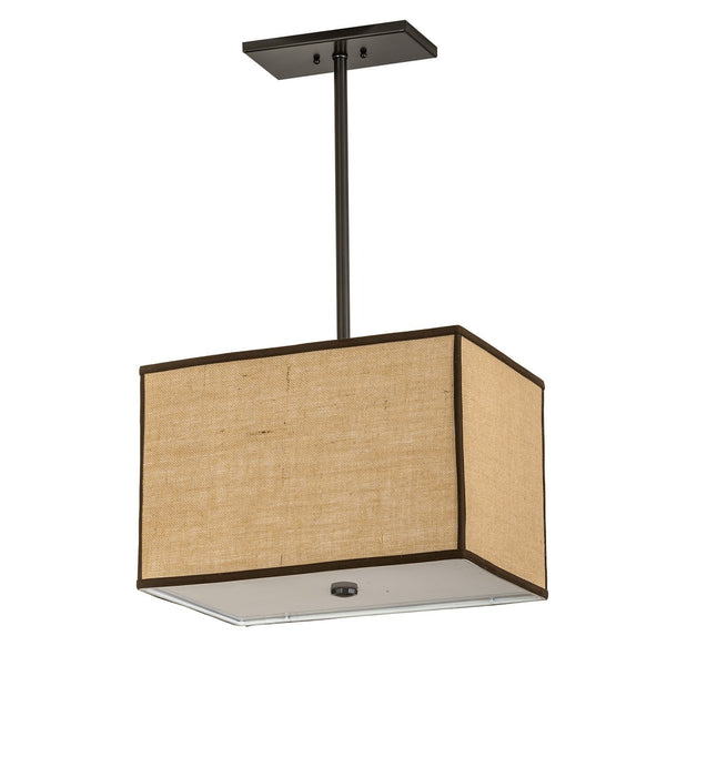 Meyda Tiffany 278422 Two Light Pendant, Timeless Bronze