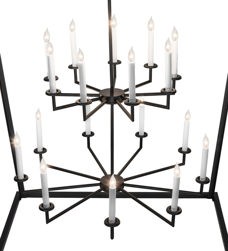 Meyda Tiffany 278588 18 Light Pendant, Flat Black