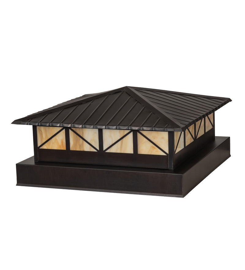 Meyda Tiffany 278771 LED Pier Mount, Craftsman Brown