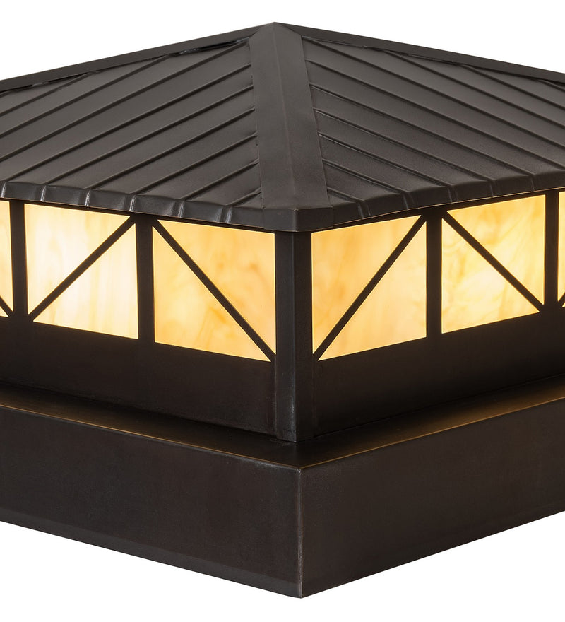 Meyda Tiffany 278771 LED Pier Mount, Craftsman Brown