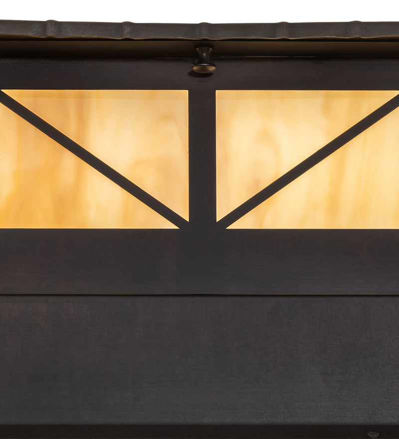 Meyda Tiffany 278771 LED Pier Mount, Craftsman Brown