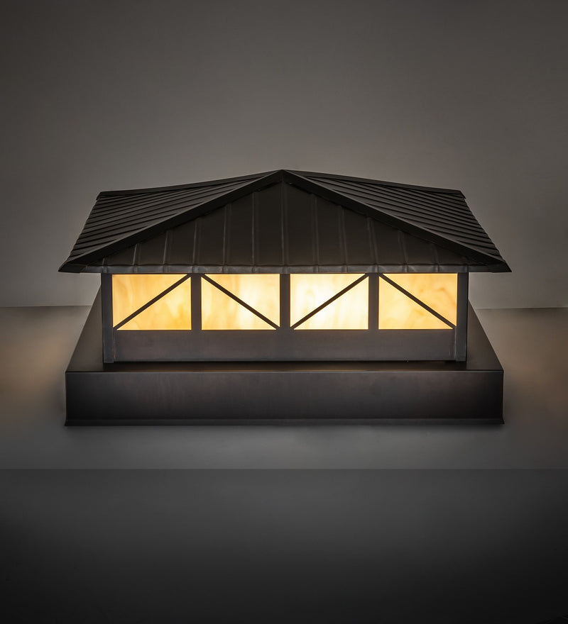 Meyda Tiffany 278771 LED Pier Mount, Craftsman Brown