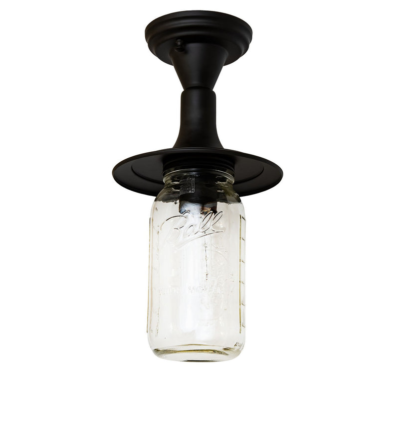 Meyda Tiffany 279430 One Light Flushmount, Oil Rubbed Bronze
