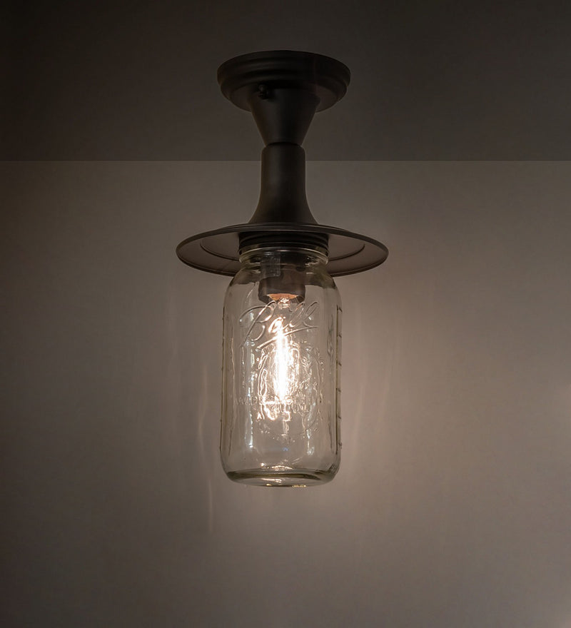 Meyda Tiffany 279430 One Light Flushmount, Oil Rubbed Bronze