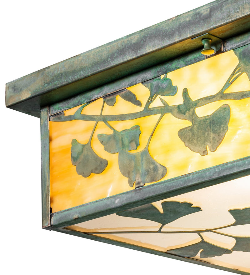 Meyda Tiffany 279472 Four Light Flushmount, Verdigris