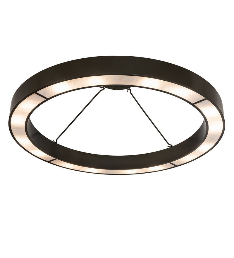 Meyda Tiffany 279671 LED Semi-Flushmount, Rail Bronze