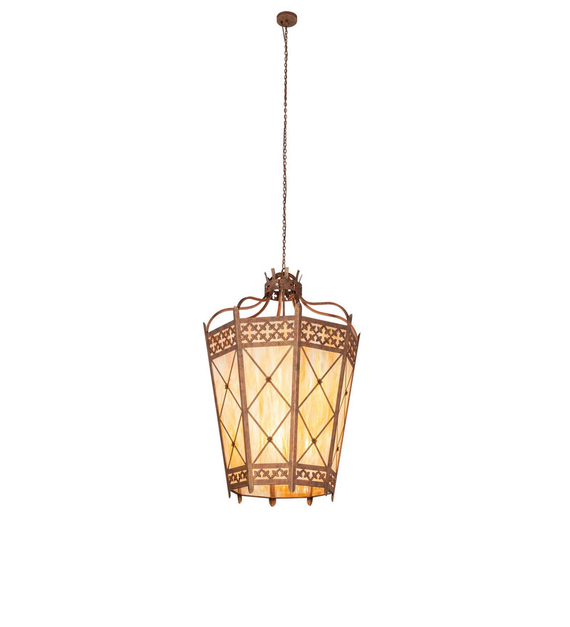 Meyda Tiffany 279828 Eight Light Pendant, Autumn Leaf
