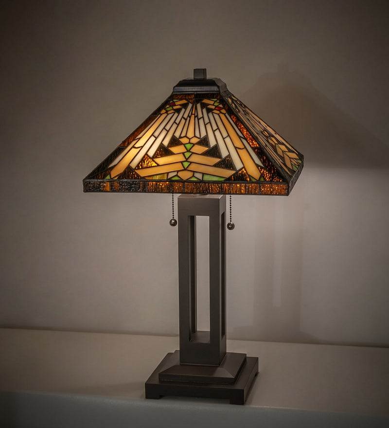 Meyda Tiffany 279996 Two Light Table Lamp