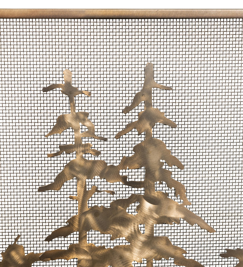 Meyda Tiffany 280001 Fireplace Screen, Antique Copper