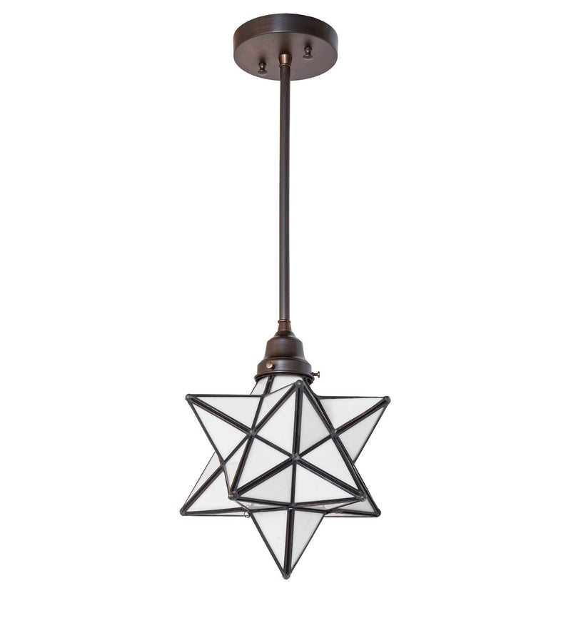Meyda Tiffany 280032 One Light Pendant, Craftsman Brown