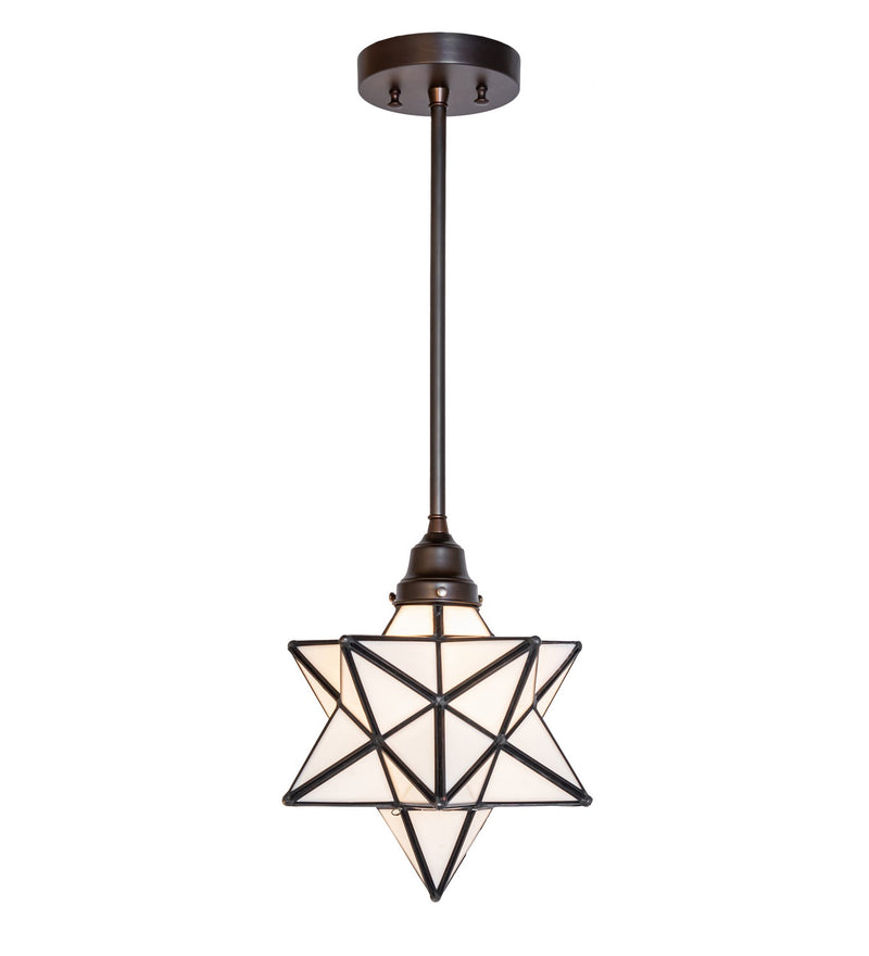 Meyda Tiffany 280032 One Light Pendant, Craftsman Brown