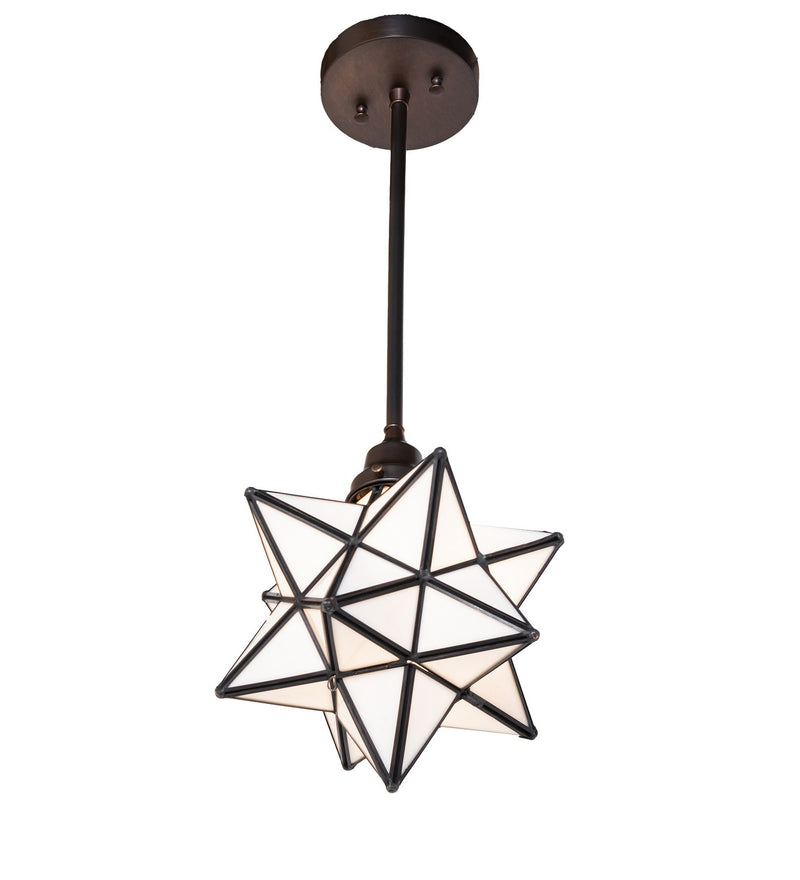 Meyda Tiffany 280032 One Light Pendant, Craftsman Brown