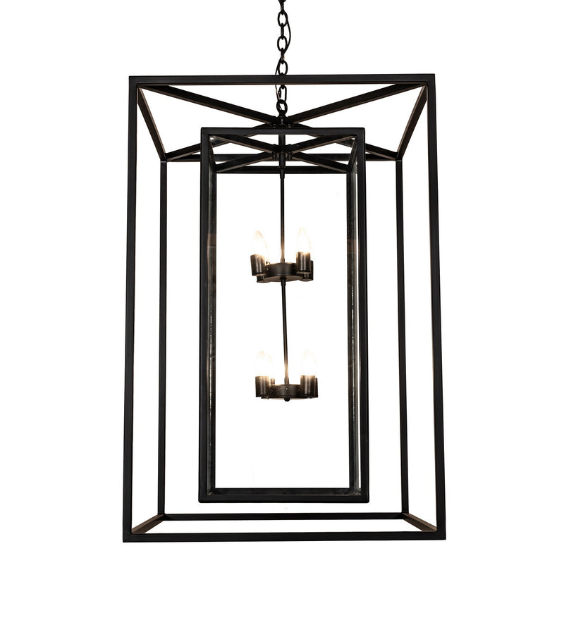 Meyda Tiffany 280309 Eight Light Pendant, Solar Black
