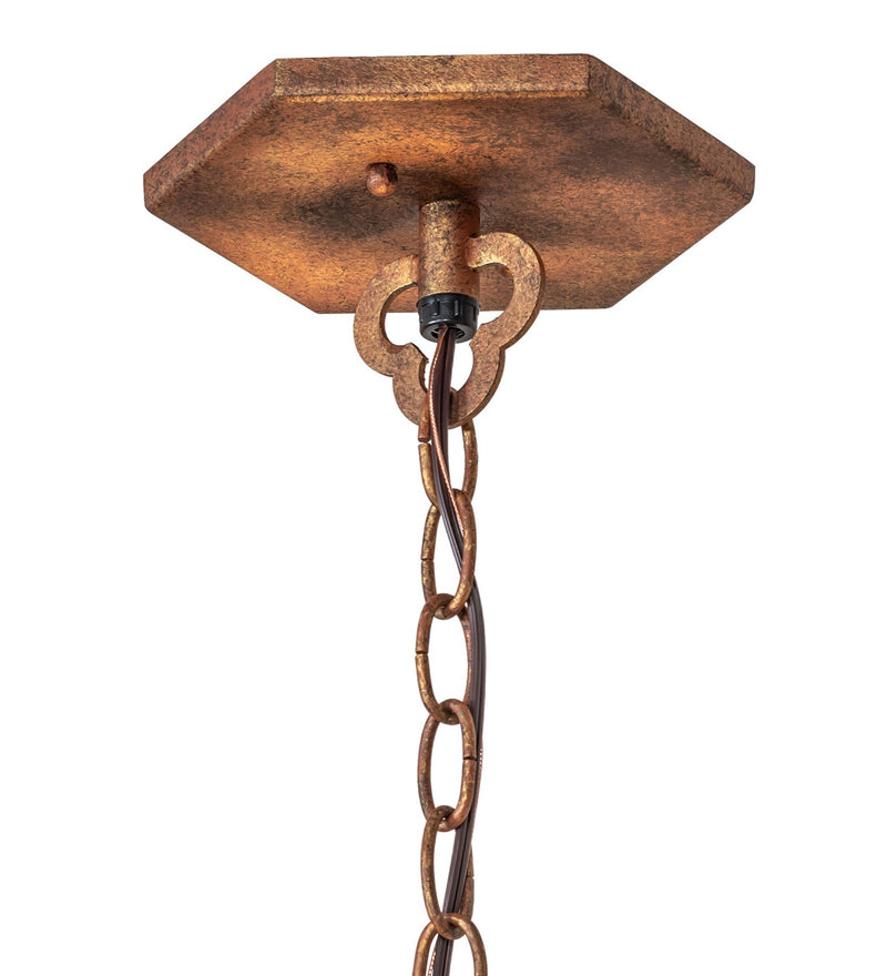 Meyda Tiffany 280750 One Light Pendant, Autumn Leaf