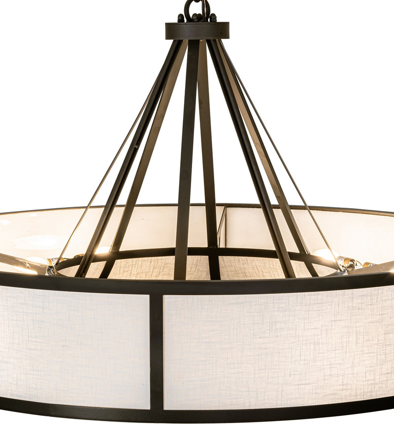 Meyda Tiffany 280779 Eight Light Pendant, Oil Rubbed Bronze