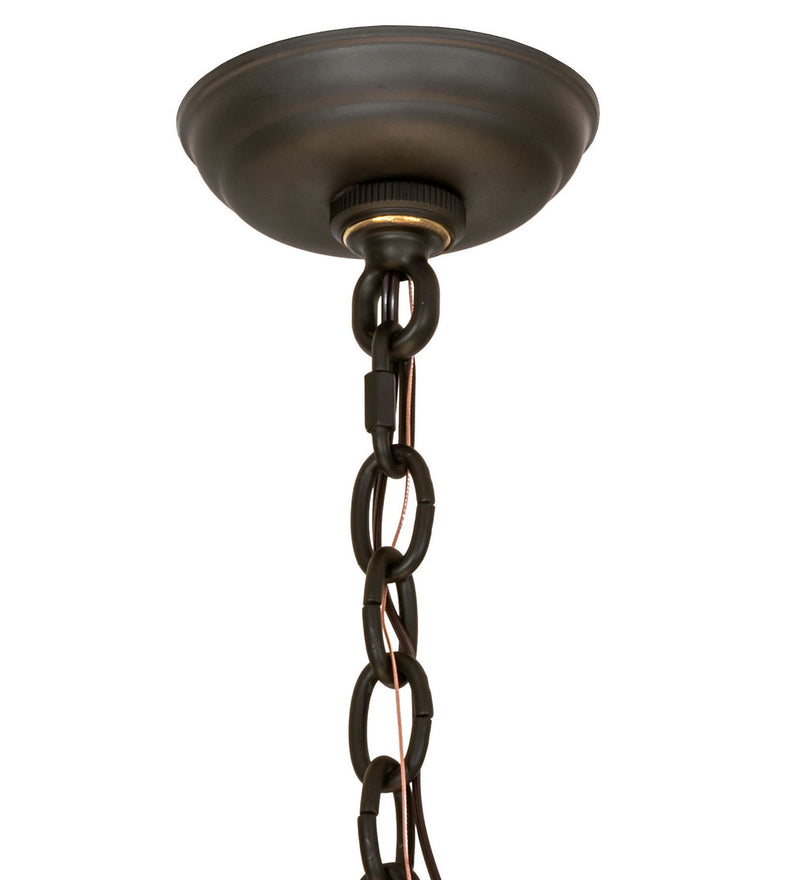 Meyda Tiffany 280779 Eight Light Pendant, Oil Rubbed Bronze