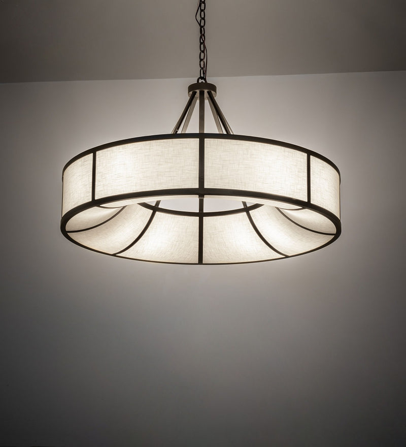 Meyda Tiffany 280779 Eight Light Pendant, Oil Rubbed Bronze