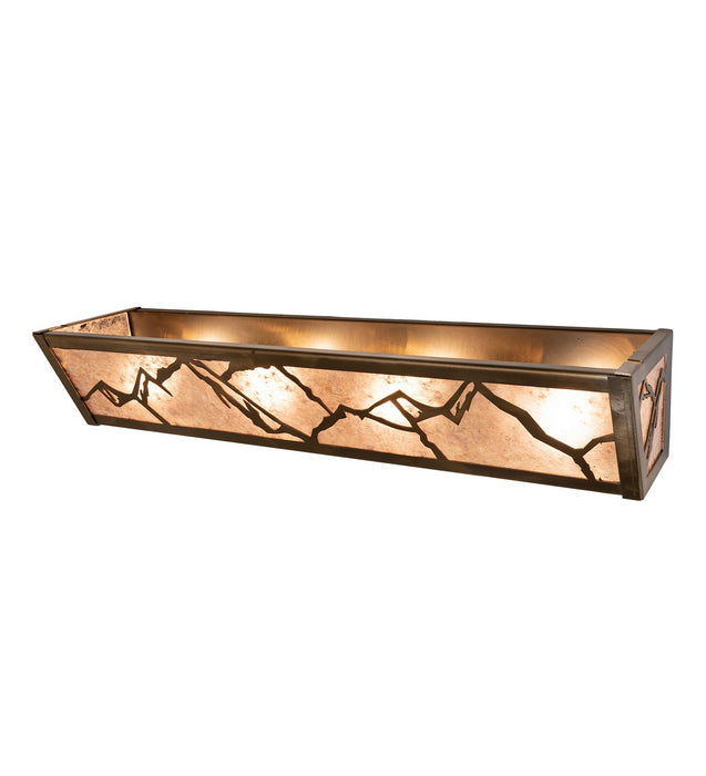 Meyda Tiffany 281033 Four Light Vanity, Antique Copper