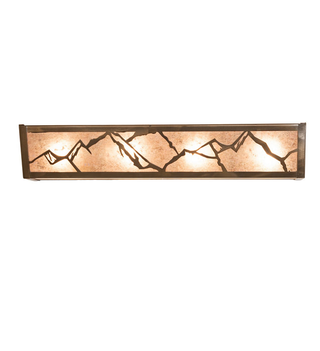 Meyda Tiffany 281033 Four Light Vanity, Antique Copper