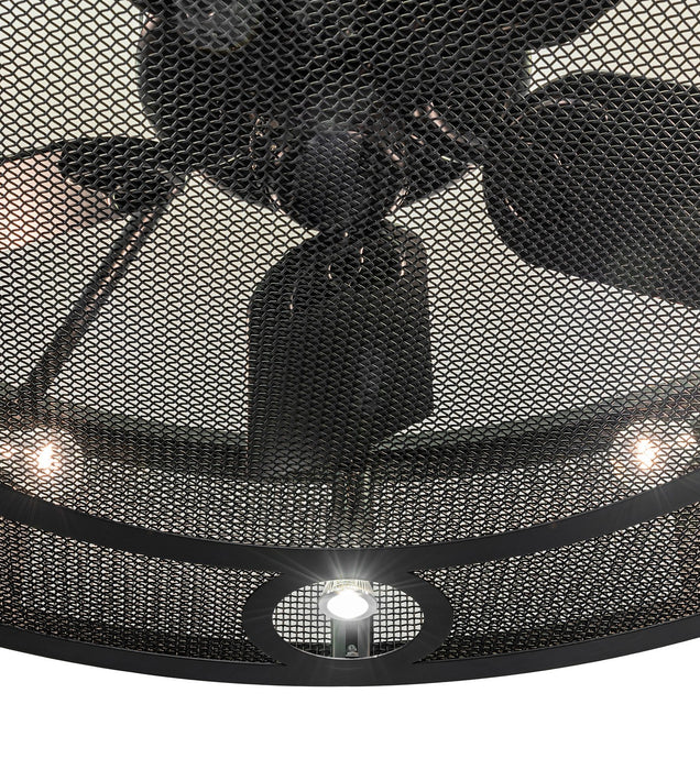 Meyda Tiffany 281877 12 Light Chandel-Air, Satin Black Wrought Iron