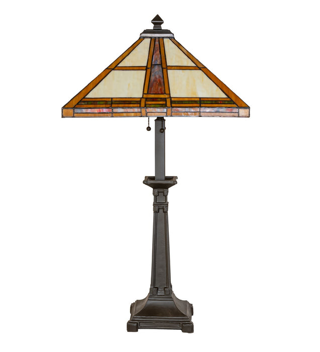 Meyda Tiffany 282185 Three Light Table Lamp