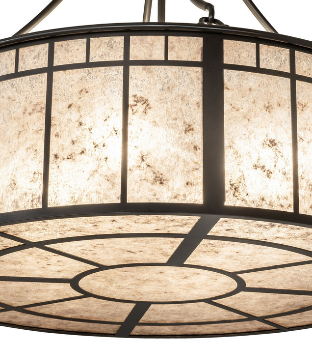 Meyda Tiffany 282526 Four Light Pendant, Timeless Bronze