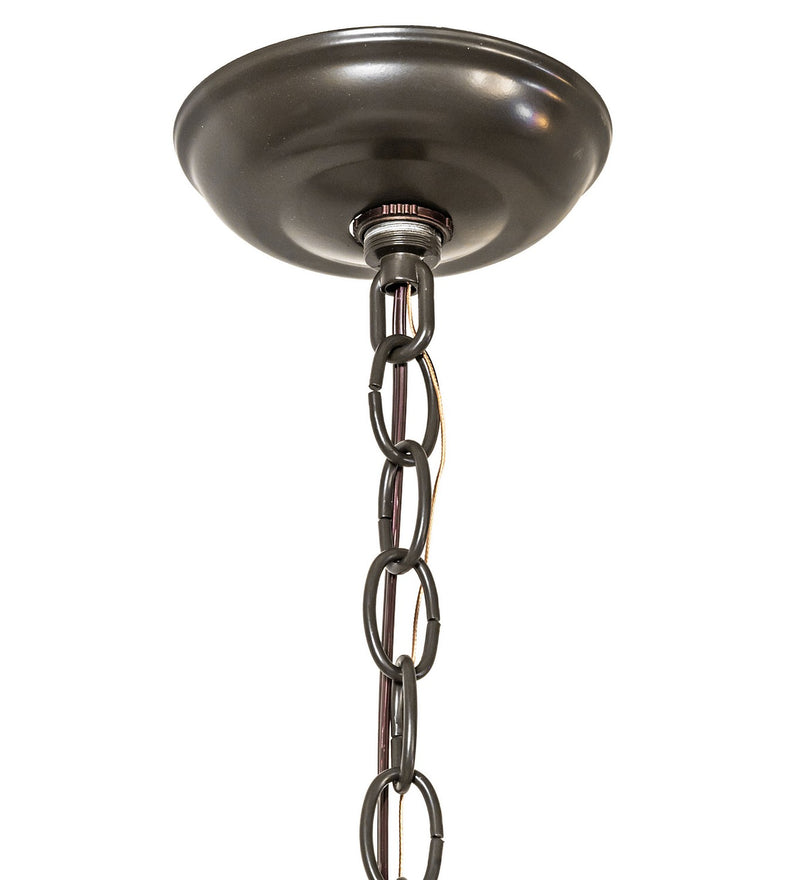 Meyda Tiffany 282526 Four Light Pendant, Timeless Bronze