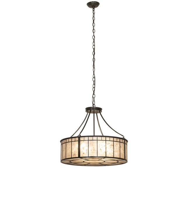 Meyda Tiffany 282526 Four Light Pendant, Timeless Bronze
