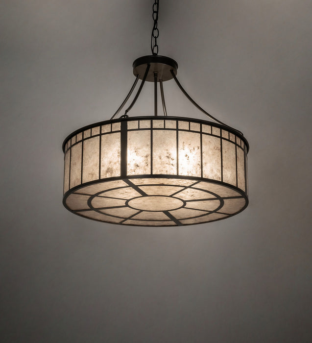 Meyda Tiffany 282526 Four Light Pendant, Timeless Bronze