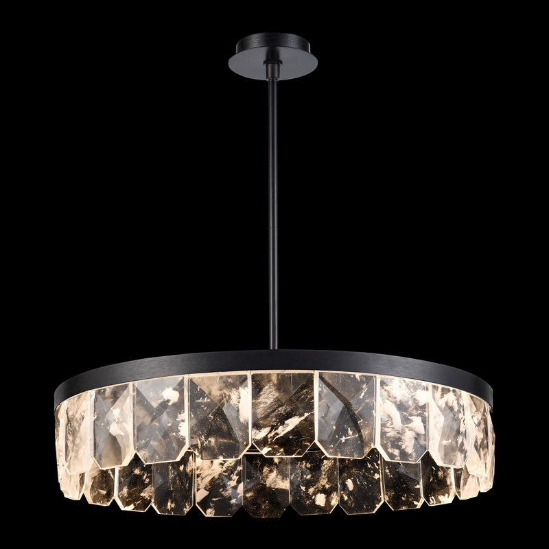 Zeev Lighting CD11806-LED-32-SBB LED Chandelier, Satin Brushed Black