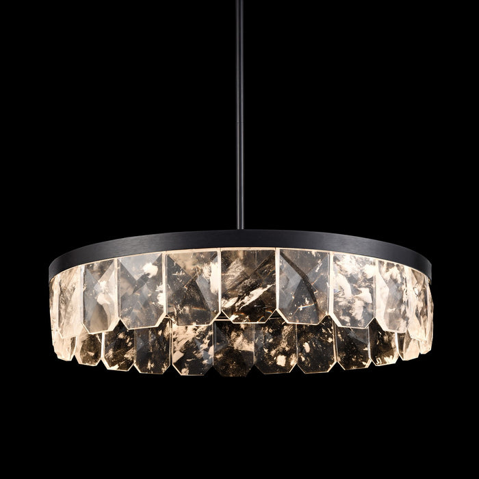 Zeev Lighting CD11806-LED-32-SBB LED Chandelier, Satin Brushed Black