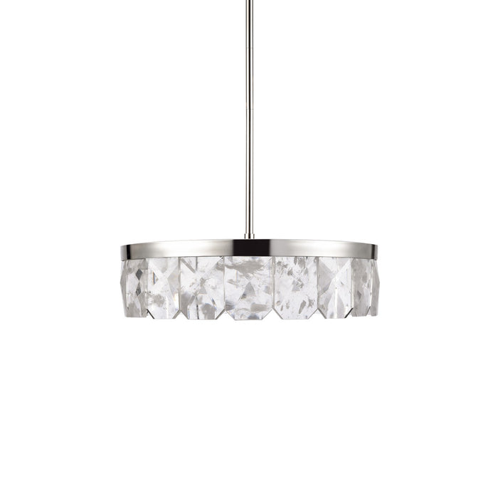 Zeev Lighting P11802-LED-24-PN LED Pendant, Polished Nickel